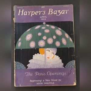 Vintage Harper's Bazar Magazine April 1924